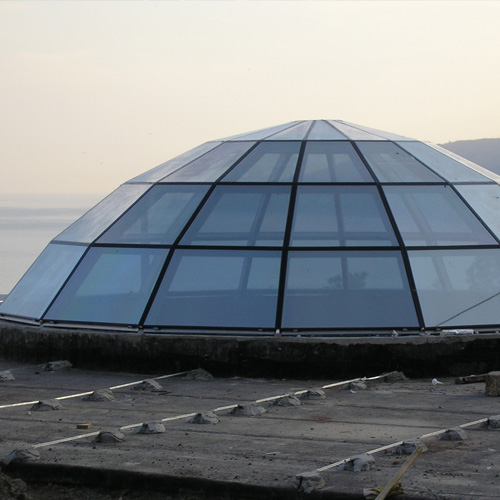 Ремонт стеклянного купола Истра