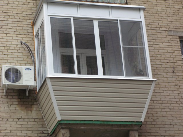 Стоимость остекления балкона с выносом и расширением Истра